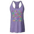 thumbnail image 1 of Shop4Ever Women's Cure Society Not Autism Florals Flowers Racerback Tank Top Large Purple, 1 of 5