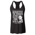 thumbnail image 1 of Shop4Ever Women's Dreamer Change The World Quote Harriet Tubman Racerback Tank Top Large Black, 1 of 5