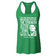 thumbnail image 1 of Shop4Ever Women's Dreamer Change The World Quote Harriet Tubman Racerback Tank Top XX-Large Kelly Green, 1 of 5