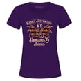 thumbnail image 1 of Shop4Ever Women's Easily Distracted by Dragons and Books Graphic T-Shirt XXX-Large Purple, 1 of 5