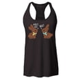 thumbnail image 1 of Shop4Ever Women's Easter Chocolate Bunnies My Butt Hurts What? Racerback Tank Top XX-Large Black, 1 of 5