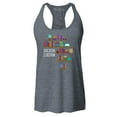 thumbnail image 1 of Shop4Ever Women's Education is Freedom African History Books Racerback Tank Top Medium Charcoal, 1 of 5
