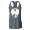 thumbnail image 1 of Shop4Ever Women's Electric Guitar Pick Musician Racerback Tank Top Small Charcoal, 1 of 5