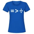 thumbnail image 1 of Shop4Ever Women's Equality Is Greater Than Division Equal Rights Graphic T-Shirt XXX-Large Royal Blue, 1 of 5