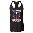 thumbnail image 1 of Shop4Ever Women's Fireworks Director 4th of July Racerback Tank Top Medium Black, 1 of 5