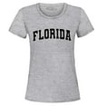 thumbnail image 1 of Shop4Ever Women's Florida State Letter Print Graphic T-Shirt X-Large Sports Grey, 1 of 5