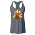 thumbnail image 1 of Shop4Ever Women's Football Turkey Thanksgiving Racerback Tank Top XX-Large Charcoal, 1 of 5