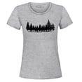 thumbnail image 1 of Shop4Ever Women's Forest Trees Nature Mountains Wildlife Graphic T-Shirt XX-Large Sports Grey, 1 of 5