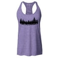 thumbnail image 1 of Shop4Ever Women's Forest Trees Nature Mountains Wildlife Racerback Tank Top Large Purple, 1 of 5