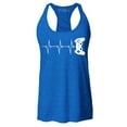 thumbnail image 1 of Shop4Ever Women's Gamer Heartbeat Controller Racerback Tank Top Small Royal Blue, 1 of 5
