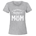 thumbnail image 1 of Shop4Ever Women's German Shepherd Graphic T-Shirt Large Sports Grey, 1 of 5