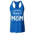thumbnail image 1 of Shop4Ever Women's German Shepherd Racerback Tank Top Medium Royal Blue, 1 of 5
