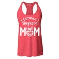 thumbnail image 1 of Shop4Ever Women's German Shepherd Racerback Tank Top Small Red, 1 of 5
