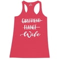 thumbnail image 1 of Shop4Ever Women's Girlfriend Fiance Wife Wedding Racerback Tank Top Large Fuchsia, 1 of 5