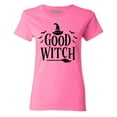 thumbnail image 1 of Shop4Ever Women's Good Witch "Black" Halloween Costume Graphic T-Shirt Large Azalea Pink, 1 of 5