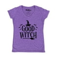 thumbnail image 1 of Shop4Ever Women's Good Witch "Black" Halloween Costume Slim Fit V-Neck T-Shirt XX-Large Heather Purple, 1 of 5