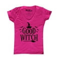 thumbnail image 1 of Shop4Ever Women's Good Witch "Black" Halloween Costume Slim Fit V-Neck T-Shirt XX-Large Pink, 1 of 5