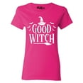 thumbnail image 1 of Shop4Ever Women's Good Witch "White" Halloween Costume Graphic T-Shirt X-Large Heliconia Pink, 1 of 5