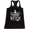 thumbnail image 1 of Shop4Ever Women's Good Witch "White" Halloween Costume Racerback Tank Top Small Black, 1 of 5