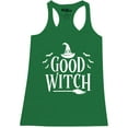 thumbnail image 1 of Shop4Ever Women's Good Witch "White" Halloween Costume Racerback Tank Top Small Kelly Green, 1 of 5