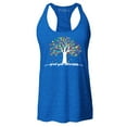 thumbnail image 1 of Shop4Ever Women's Grow Your Awareness Autism Puzzle Tree Racerback Tank Top X-Small Royal Blue, 1 of 5
