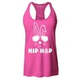 thumbnail image 1 of Shop4Ever Women's Hip Hop Bunny Rabbit Easter  Racerback Tank Top Medium Fuchsia, 1 of 5