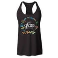 thumbnail image 1 of Shop4Ever Women's His Grace is Enough Racerback Tank Top Medium Black, 1 of 5