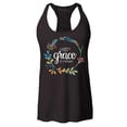 thumbnail image 1 of Shop4Ever Women's His Grace is Enough Racerback Tank Top Small Black, 1 of 5
