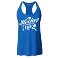 thumbnail image 1 of Shop4Ever Women's Hockey is My Favorite Season Sports Racerback Tank Top X-Large Royal Blue, 1 of 5