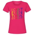 thumbnail image 1 of Shop4Ever Women's I Can't Even Think Straight Gay Pride Graphic T-Shirt XX-Large Heliconia Pink, 1 of 5