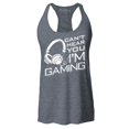 thumbnail image 1 of Shop4Ever Women's I Can't Hear You I'm Gaming Racerback Tank Top Large Charcoal, 1 of 5
