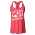 thumbnail image 1 of Shop4Ever Women's I Can't Hear You I'm Gaming Racerback Tank Top XX-Large Red, 1 of 5