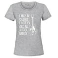 thumbnail image 1 of Shop4Ever Women's I May be Old but I Got to See All The Cool Bands Graphic T-Shirt Large Sports Grey, 1 of 5