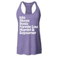 thumbnail image 1 of Shop4Ever Women's Inspirational Black Women Leaders Racerback Tank Top Medium Purple, 1 of 5