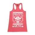 thumbnail image 1 of Shop4Ever Women's Instant Pirate Just Add Rum Racerback Tank Top X-Small Red, 1 of 5