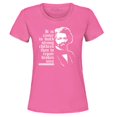 thumbnail image 1 of Shop4Ever Women's It Is Easier to Build Strong Children Fred Douglass Graphic T-Shirt X-Large Azalea Pink, 1 of 5