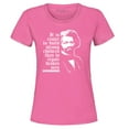 thumbnail image 1 of Shop4Ever Women's It Is Easier to Build Strong Children Fred Douglass Graphic T-Shirt XXX-Large Azalea Pink, 1 of 5