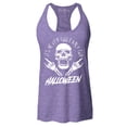 thumbnail image 1 of Shop4Ever Women's It's Never Too Early for Halloween Skull Skeleton Racerback Tank Top Medium Purple, 1 of 5