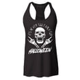 thumbnail image 1 of Shop4Ever Women's It's Never Too Early for Halloween Skull Skeleton Racerback Tank Top Small Black, 1 of 5