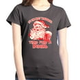 thumbnail image 1 of Shop4Ever Women's It's The Most Wonderful Time For A Beer Santa Graphic T-Shirt XX-Large Charcoal, 1 of 5