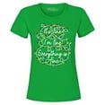 thumbnail image 1 of Shop4Ever Women's ItsFine Graphic T-Shirt Medium Irish Green, 1 of 5