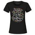 thumbnail image 1 of Shop4Ever Women's ItsFine Graphic T-Shirt X-Large Black, 1 of 5