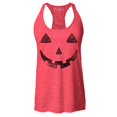 thumbnail image 1 of Shop4Ever Women's Jack O' Lantern Halloween Pumpkin Costume Racerback Tank Top X-Large Red, 1 of 5