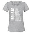 thumbnail image 1 of Shop4Ever Women's Jesus Is My Everything My God My Savior Christian Graphic T-Shirt X-Large Sports Grey, 1 of 5