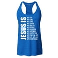 thumbnail image 1 of Shop4Ever Women's Jesus Is My Everything My God My Savior Christian Racerback Tank Top Small Royal Blue, 1 of 5