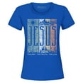 thumbnail image 1 of Shop4Ever Women's Jesus The Way The Life The Truth Graphic T-Shirt XXX-Large Royal Blue, 1 of 5