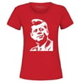 thumbnail image 1 of Shop4Ever Women's John F. Kennedy JFK 1960's President American Icon Graphic T-Shirt Medium Red, 1 of 5