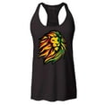 thumbnail image 1 of Shop4Ever Women's Juneteenth African History Lion Racerback Tank Top Small Black, 1 of 5