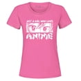 thumbnail image 1 of Shop4Ever Women's Just A Girl Who Loves Anime Graphic T-Shirt Small Azalea Pink, 1 of 5