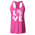 thumbnail image 1 of Shop4Ever Women's Love Africa Racerback Tank Top XX-Large Fuchsia, 1 of 5